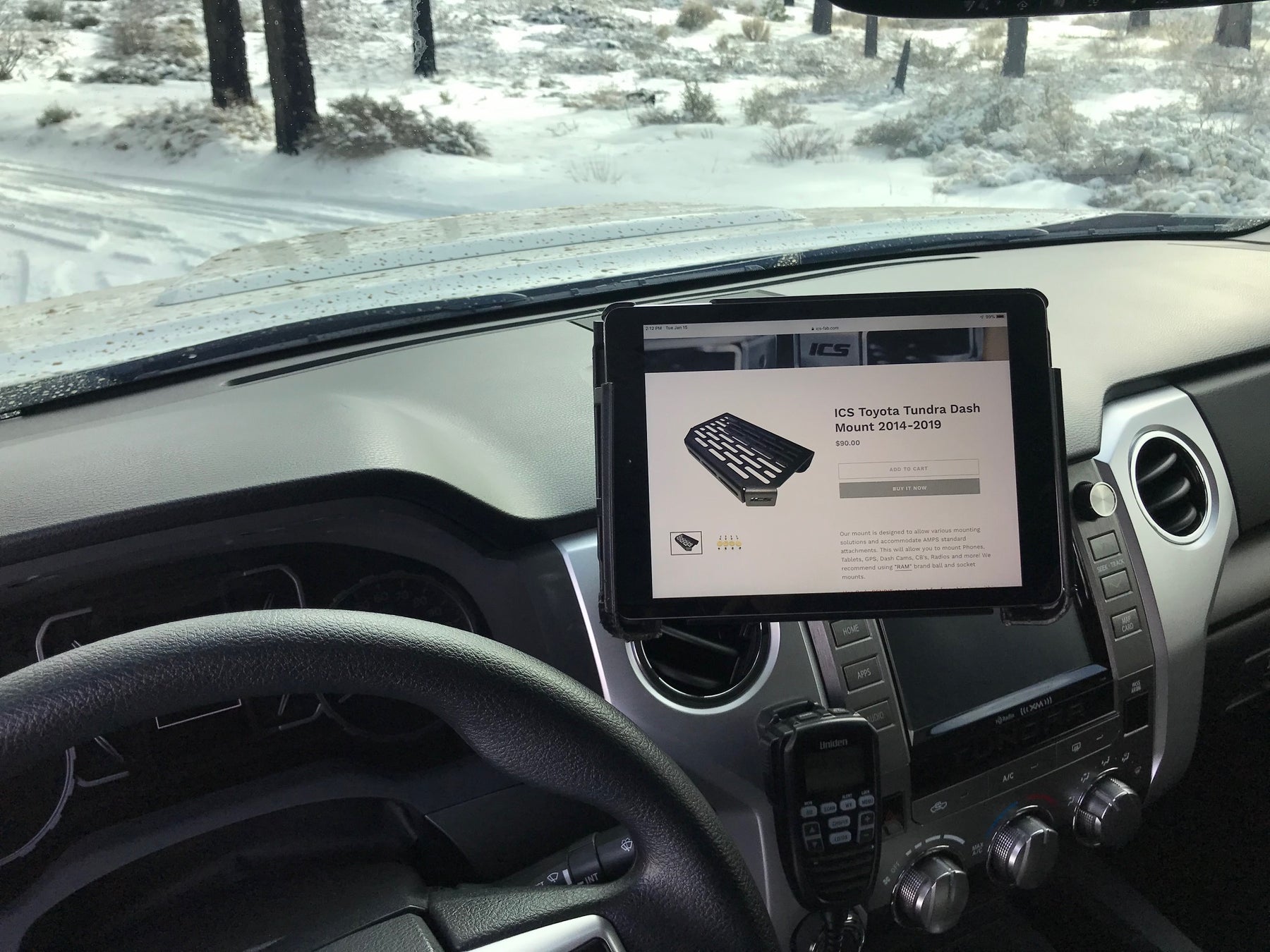 Toyota Tundra Dash Mount 2014-2021