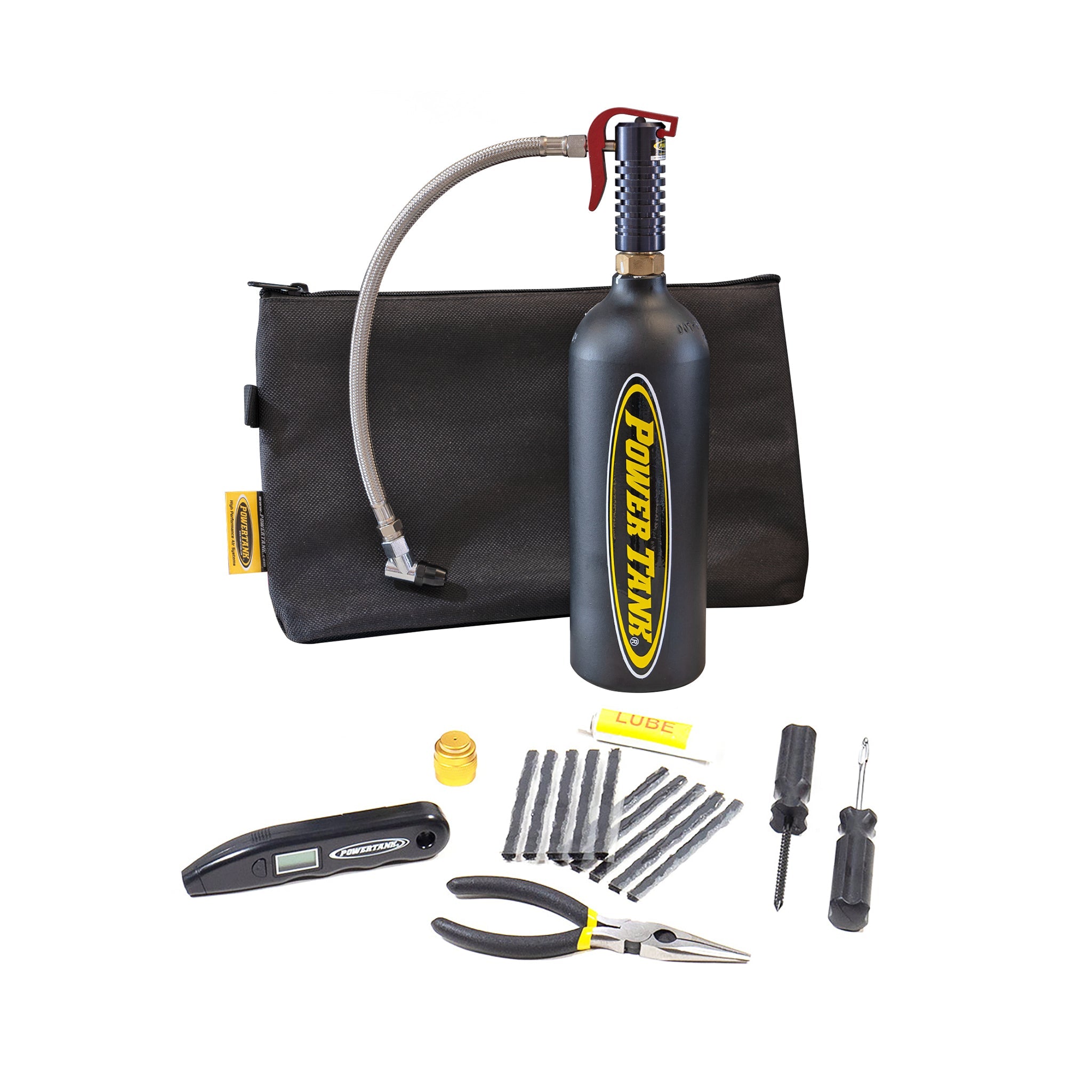 All-In-One Tire Repair Kit with 20 oz CO2 air source