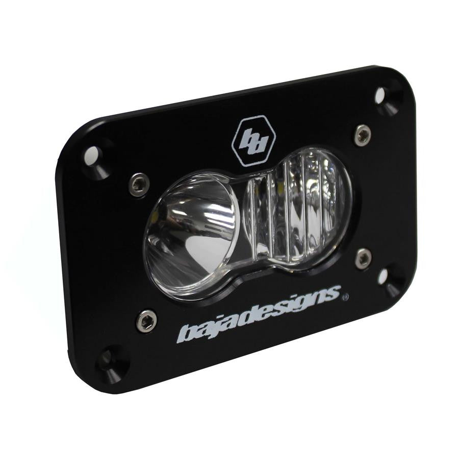S2 Sport Black Flush Mount LED Auxiliary Light Pod – Universal