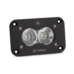 S2 Sport Black Flush Mount LED Auxiliary Light Pod – Universal