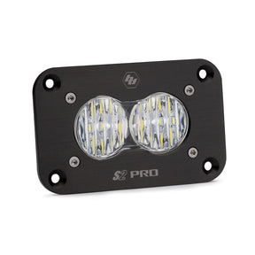 S2 Sport Black Flush Mount LED Auxiliary Light Pod – Universal
