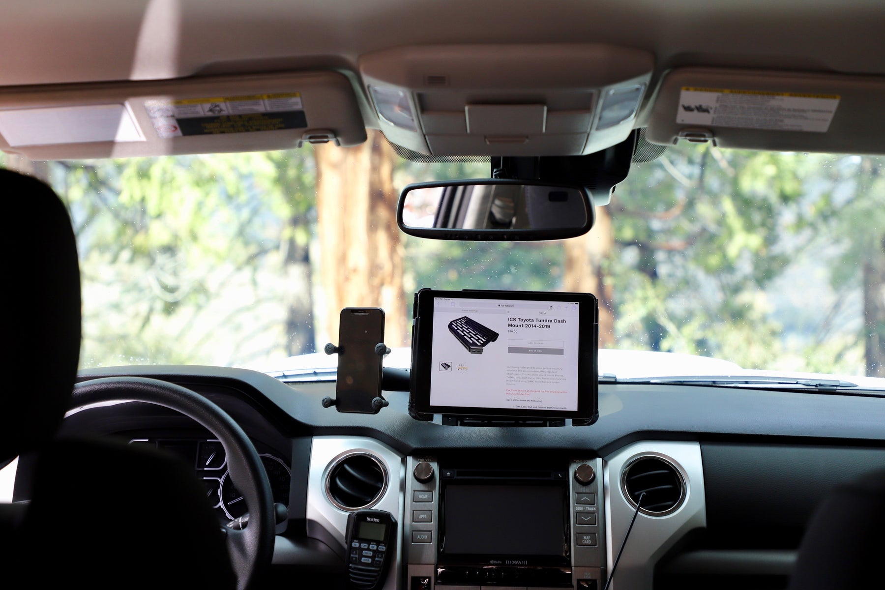 Toyota Tundra Dash Mount 2014-2021